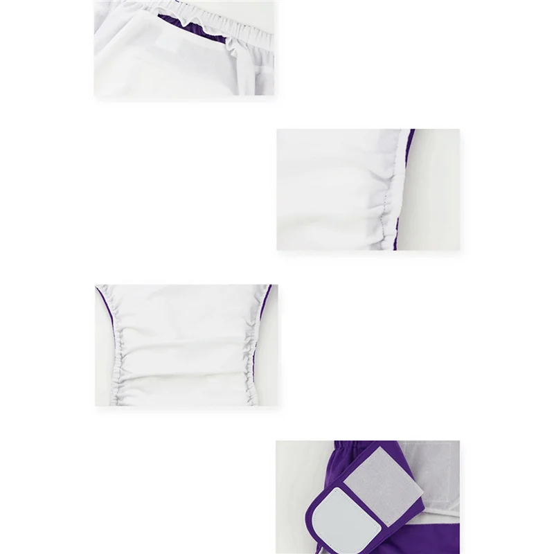 ABUU-3X حفاضات كبيرة جدًا قابلة لإعادة الاستخدام للكبار لكبار السن والمعاقين، مقاس قابل للتعديل وسراويل سلس البول المقاومة للماء