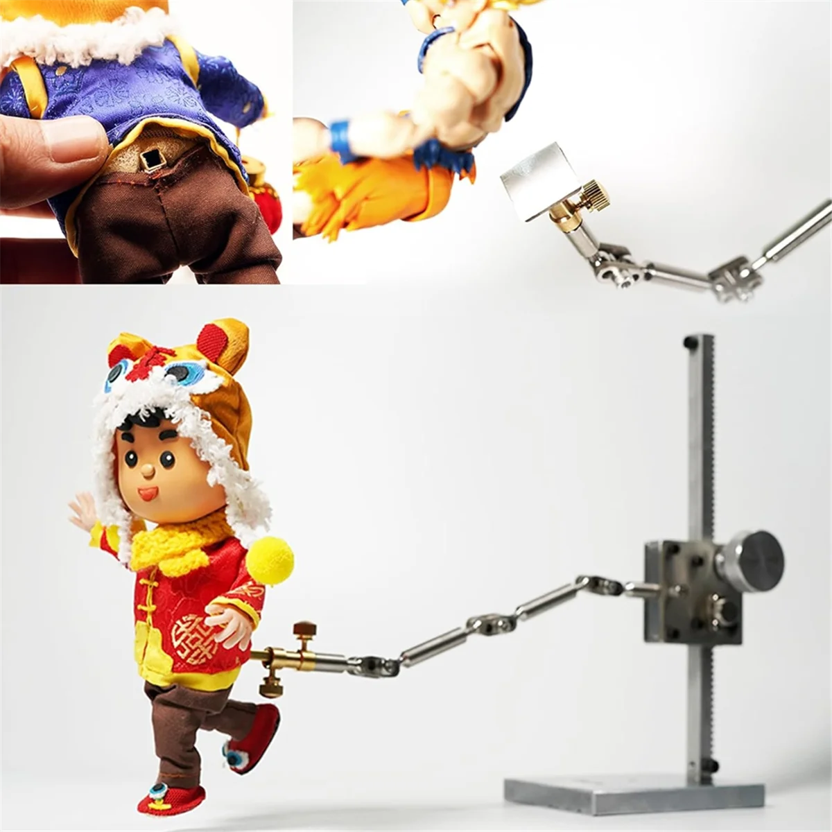 Animation Kit DIY-Stopmotion Rig Armature Rigging System with 5 Connectors for Animation,Stop Motion Bracket Filming Kit ZJY