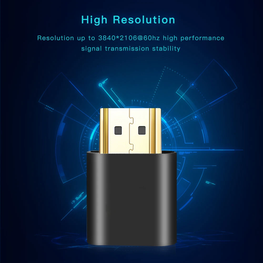 1-50PCS HDMI-compatibile 1.4 DDC EDID Dummy Plug Display virtuale Headless Ghost Displayport Emulator Device accessori per Computer