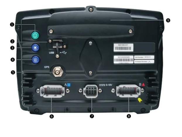 Trimble GPS CFX750 77282 CASE  FM750 Upper Power Cord (77282),cable for a CFX-750  FM-750 display ,trimble GNSS power data cable