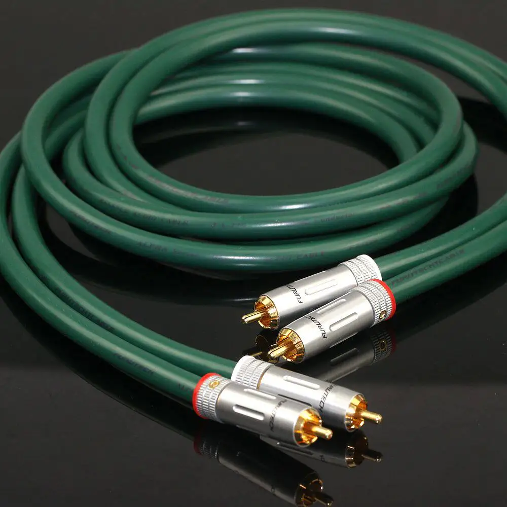 Japan Furukawa FA-220 single crystal copper signal cable HIFI double lotus fever audio male to male rca cable