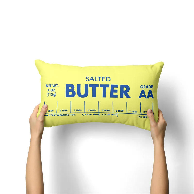 Gaslight Gatekeep Girlboss Butter Stick Rectangular Throw Pillow Covers Cushion Cases Pillowcases