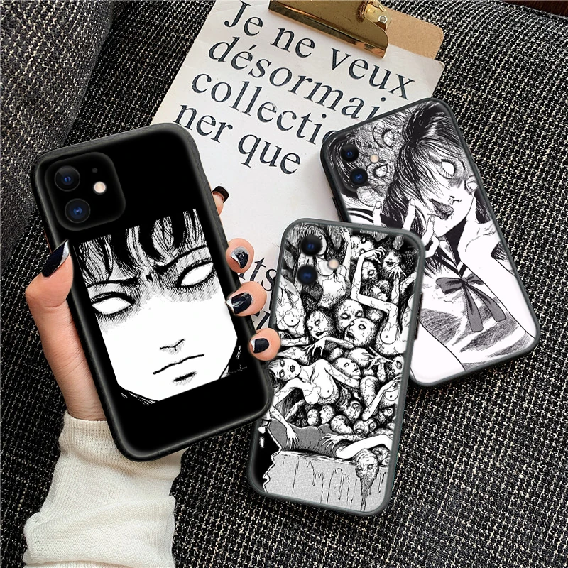 129F horror comic Tomie Soft Silicone Case for Samsung S9 Plus S10 S10E S20 Fe Lite S21 S22 S23 S30 Ultra