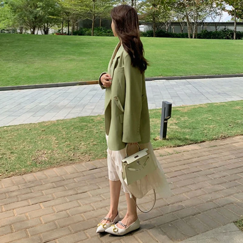 

Блейзеры женские, популярная мода, Новое поступление, офисная женская уличная одежда на пуговицах, корейский стиль, уютная универсальная молодежная модная горячая распродажа