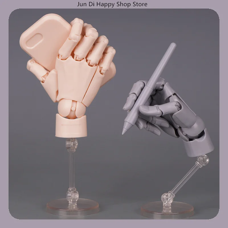 Superartikuliertes 1/2-Skala-Handmodell mit bionischen Fingergelenken, Anime-Zeichenpuppe, Kunstfigur, Vitrine, Aufbewahrung