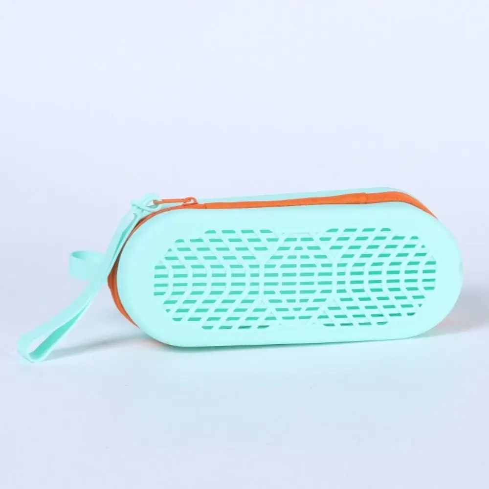 Breathable Swim Goggles Case Shockproof Washable Silicone Glasses Box Large Capacity Dual-vented Eyewear Storage Pouch Adults