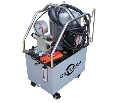 30L Deeleap Fast Speed 11 L/min Electric Hydraulic Pump Single Acting Hydraulics Pumps PES211ERW Hydraulic Cylinder Repair Tools