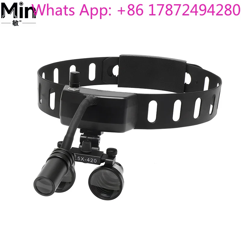 Wireless 3W Oral Exam Light  Headlight with 2.5X/3.5X Binocular Loupe