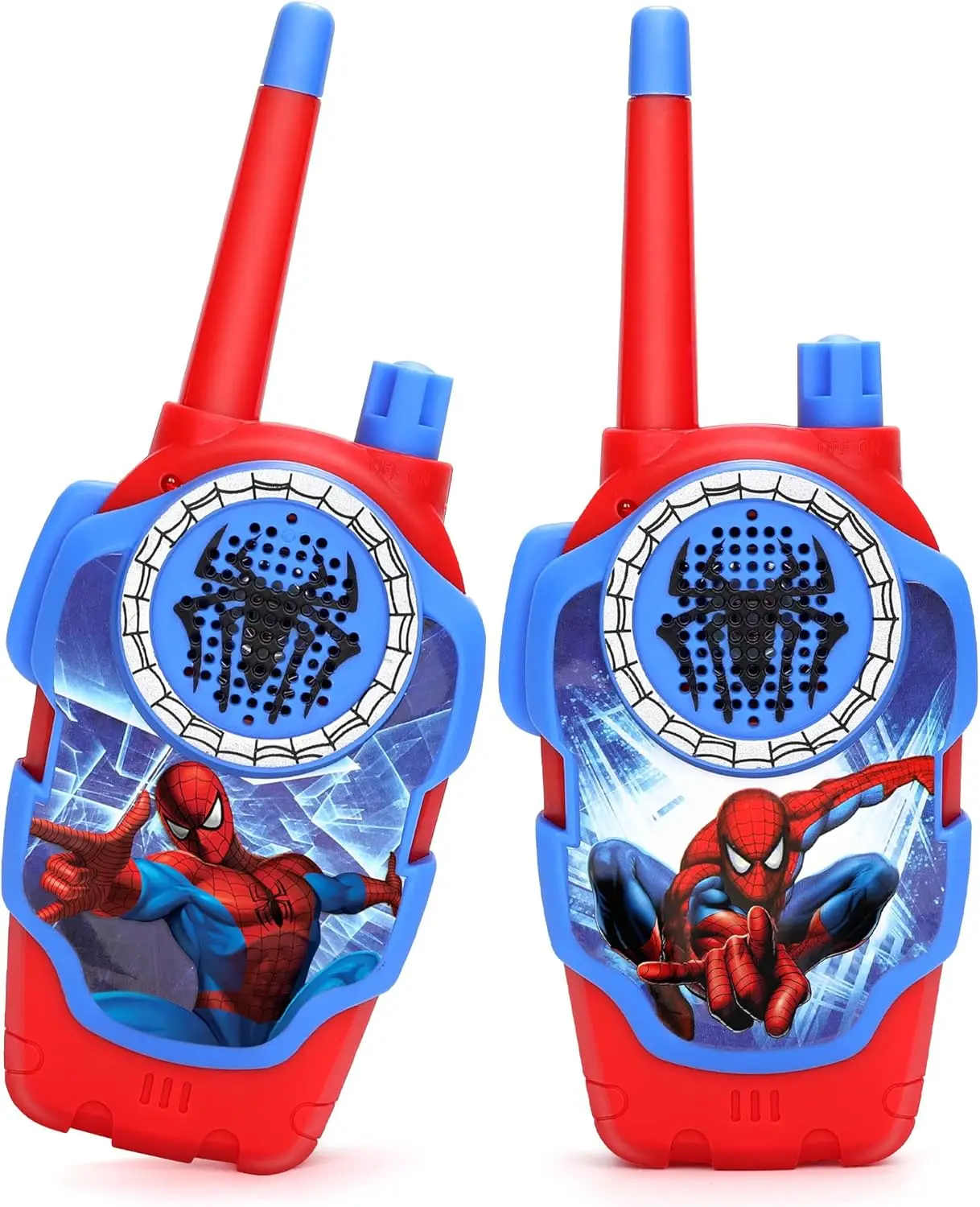 Cartoon Spider Kids Wireless Walkie Talkie - 2 Pieces Indoor and Outdoor Spider Toys, Ideal Gift Choice for Boys and Girls