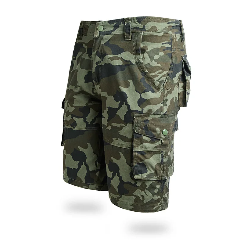 

Summer Camouflage Workwear orts Men's 5 Inch Military Sle Large Size Casual Trousers Youth Busin Formal Straight Leg