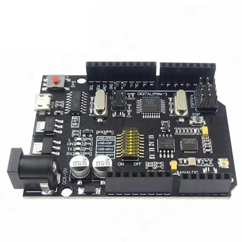 A73E-For UNO R3 + Wifi Atmega328p+ESP8266 Development Boards 32Mb Memory USB-TTL CH340G For Arduino Uno Nodemcu Wemos