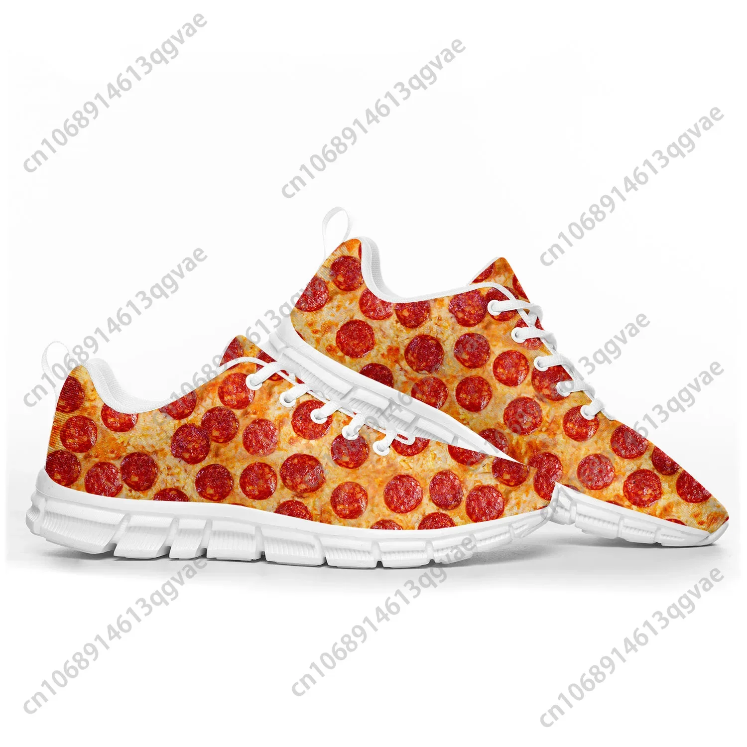 Patrón de comida deliciosa pizza 3D Sports Shoes Mens Womens Teenager Sneakers Parent Sneaker Custom Shoe