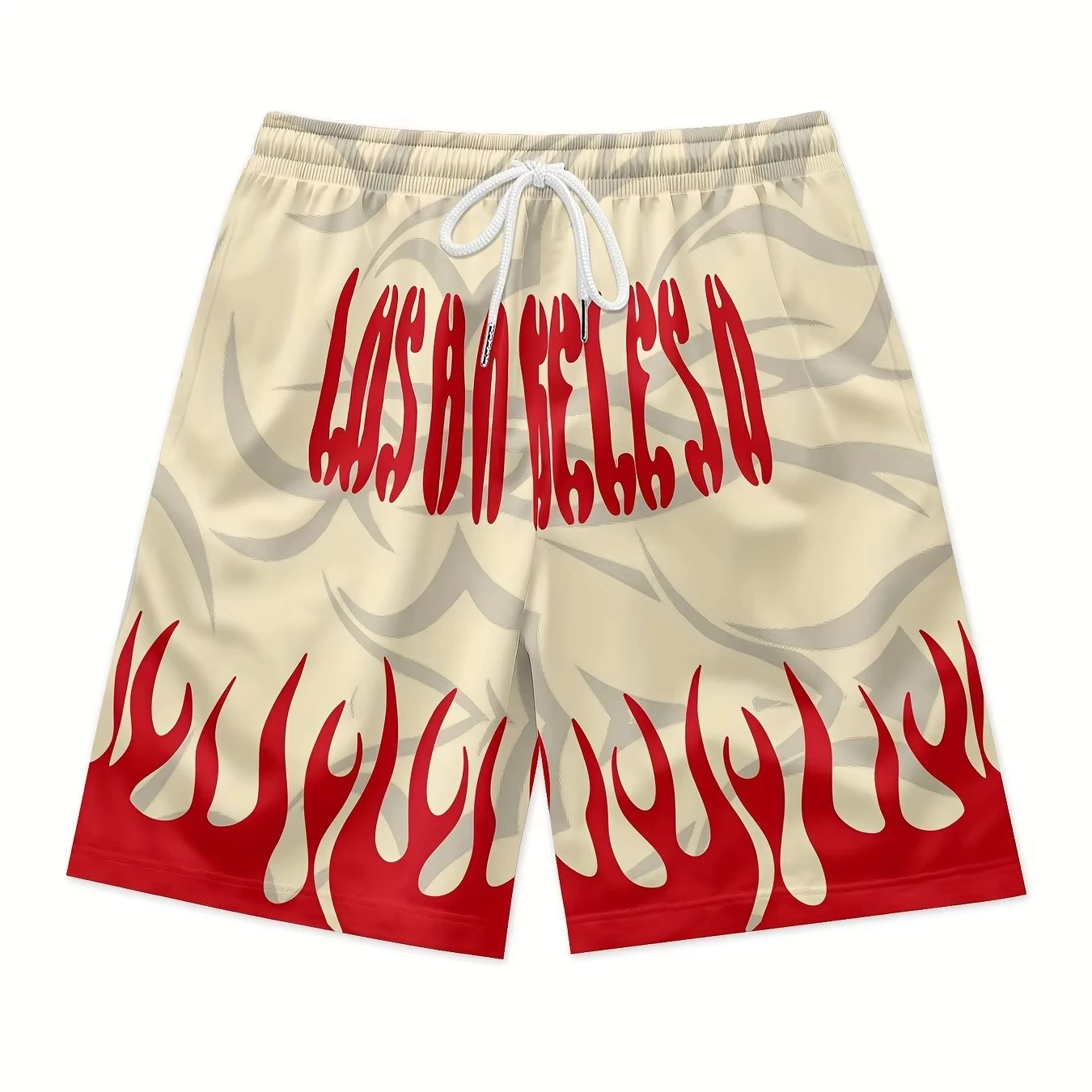 

2025 хит продаж, новые летние американские баскетбольные шорты с 3D принтом пламени, дышащие быстросохнущие повседневные шорты для тренировок на открытом воздухе