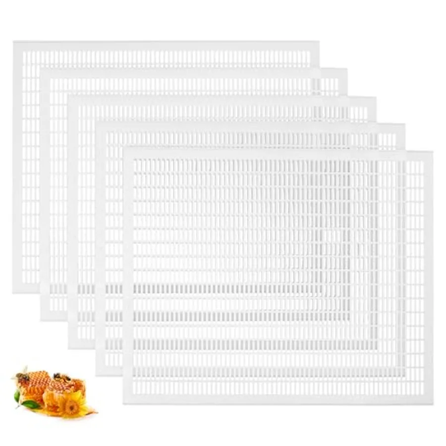 

10 пластиковых разделителей для пчелиных маток (10 штук в упаковке) для ульев, 20 x 16,5 дюймов, инструменты для пчеловодства для изоляции маток