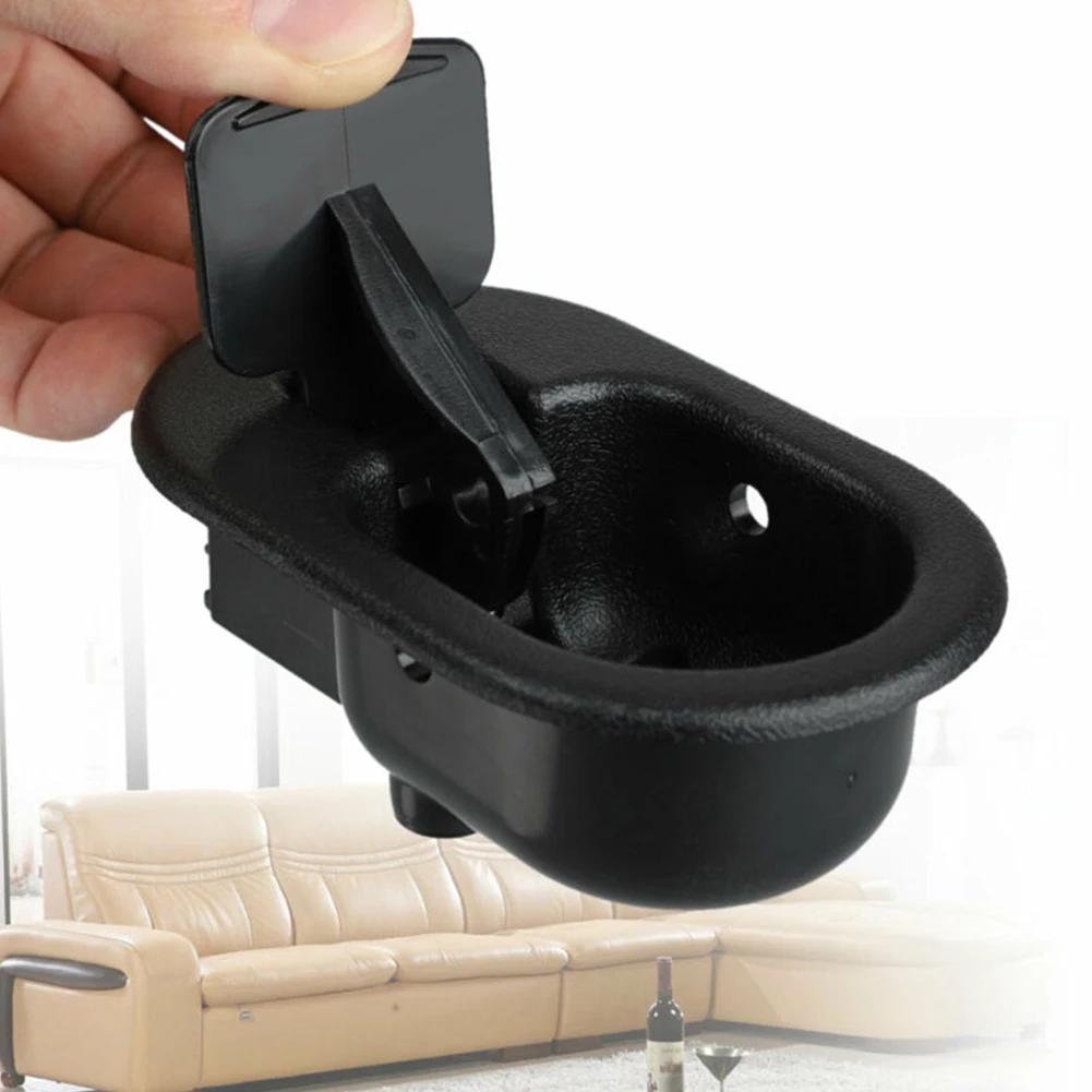 Chair Pull Handle Black Oval Pull Handle  Sofa Couch Release Recliners Handle Lever Parts Furniture Hardware