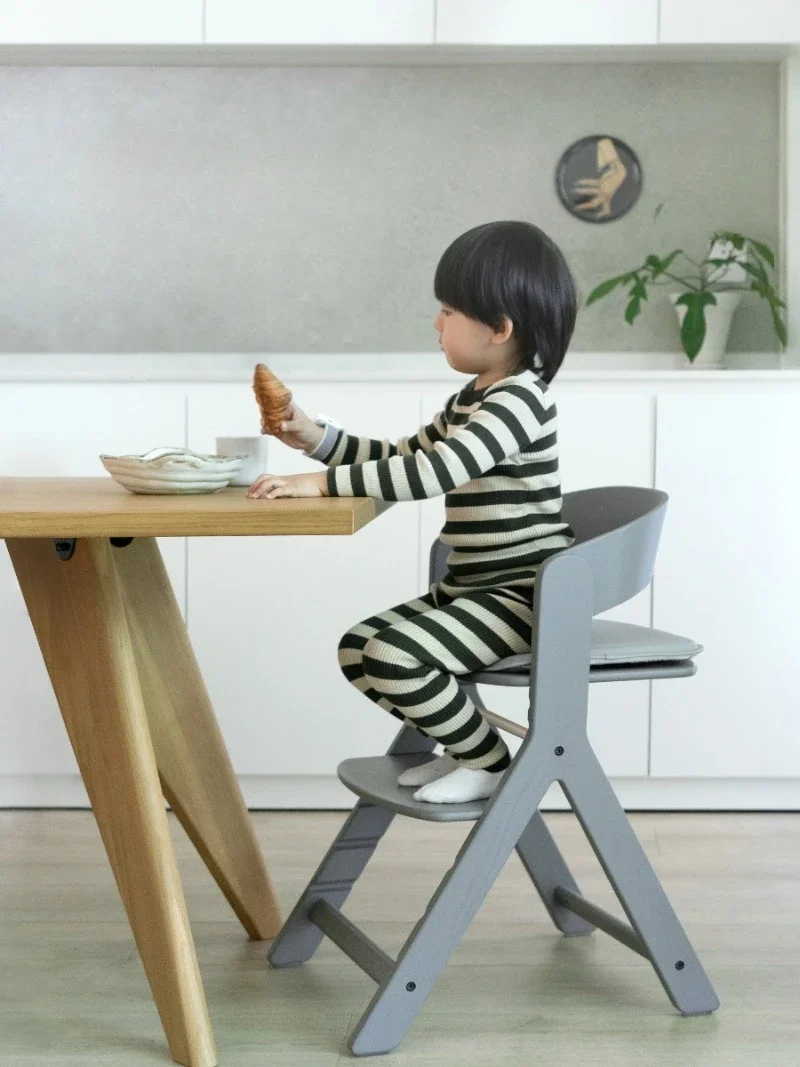 Lift Childrens Growth Learning Dining Chairs Solid Baby Wood Student Minimalist Design Dining Chairs Cadeira Home Furniture