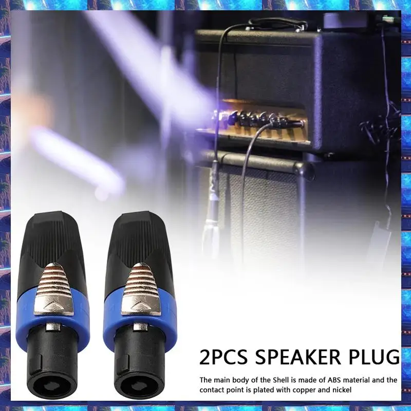 

2025 10 PCS Audio Speaker Connectors Plugs Twist Lock Portable Speaker Wireless For Neutrik Speakon NL4FC,10 PCS Audio Speaker C