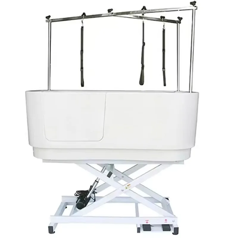 

White Color Dog and Cat Shower Bath Tub TUB for Pet Bathtub with Massage Home or Pet Hospital Pet Grooming Tubs