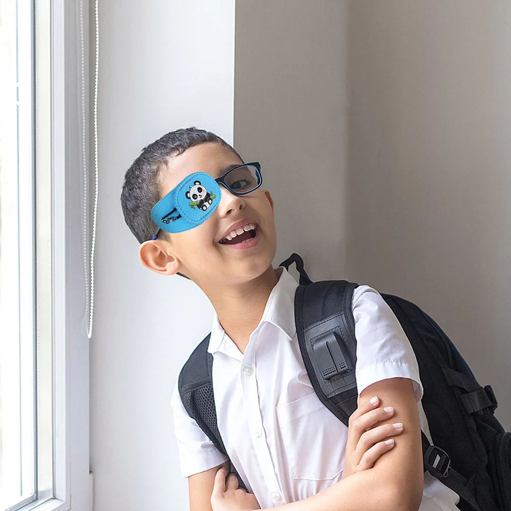 Eye Patching for Kids Amblyopia Blindfold Mask Single Glasses Child Nearsighted