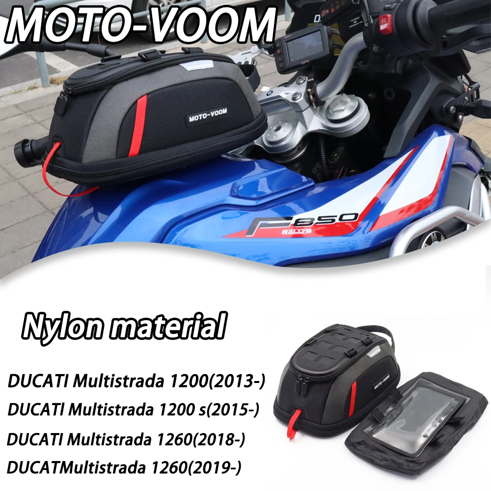 

NEW Motorbike Magnetic Fuel Oil Tank Bag Portable Tool Bag Accessories For DUCATl Multistrada 1200 1200s Multistrada 1260 1260s