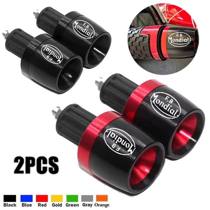 Motorrad Lenker Griffe Enden Griff Bar Kappe End Stecker Für FB Mondial Flat Track HPS 125 300 Hipster Imola SMT SMX 125