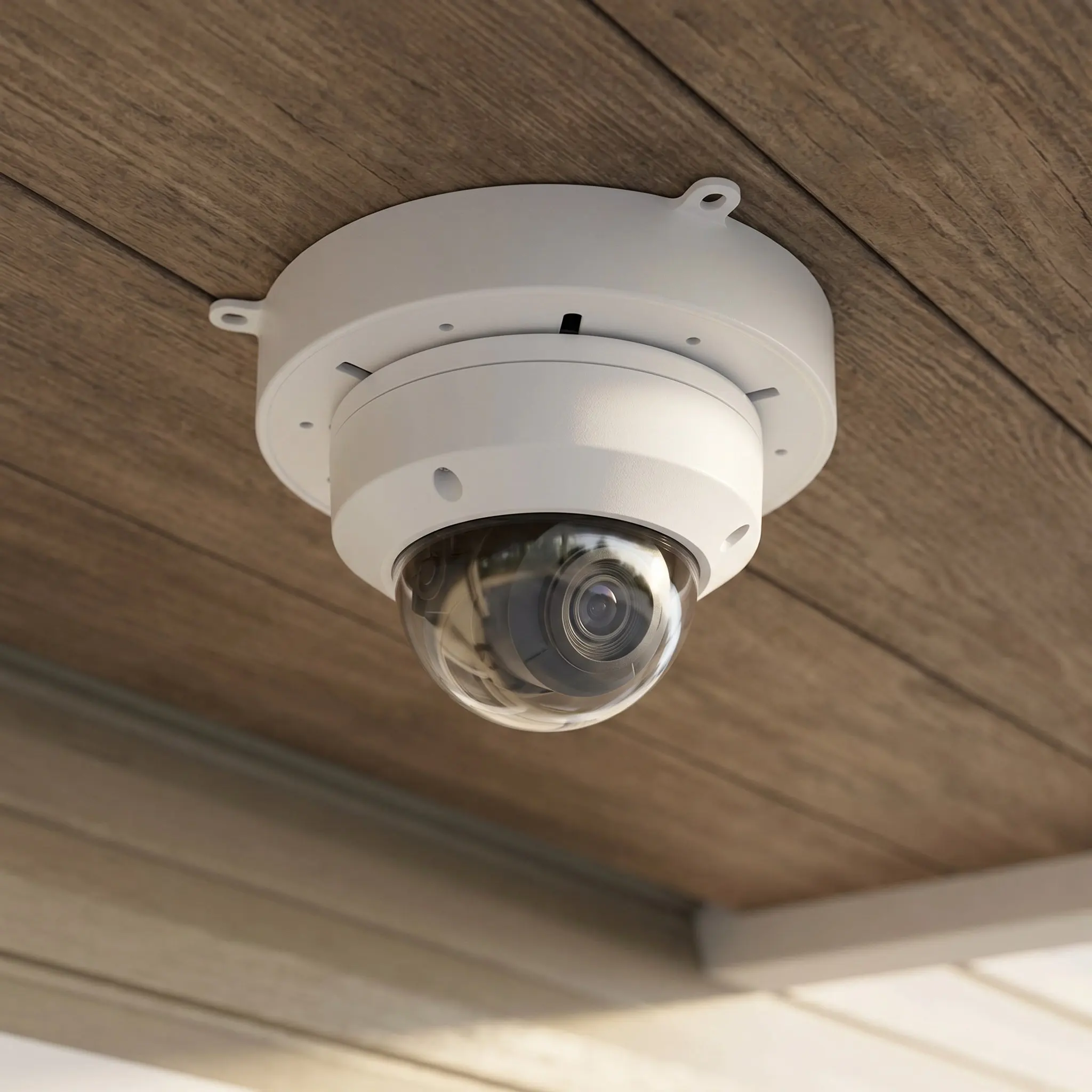 2Pcs Dome Camera Junction Box 15x14x3cm Round Security Camera Mount Base Cable Storage Organizer Indoor Outdoor Cctv Wiring