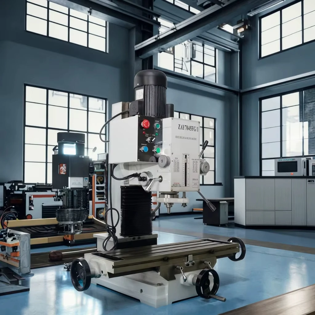 

ZX7045FG ZX45 Universal Vertical Household Manual Metal Drilling Milling Machine for Metal Working