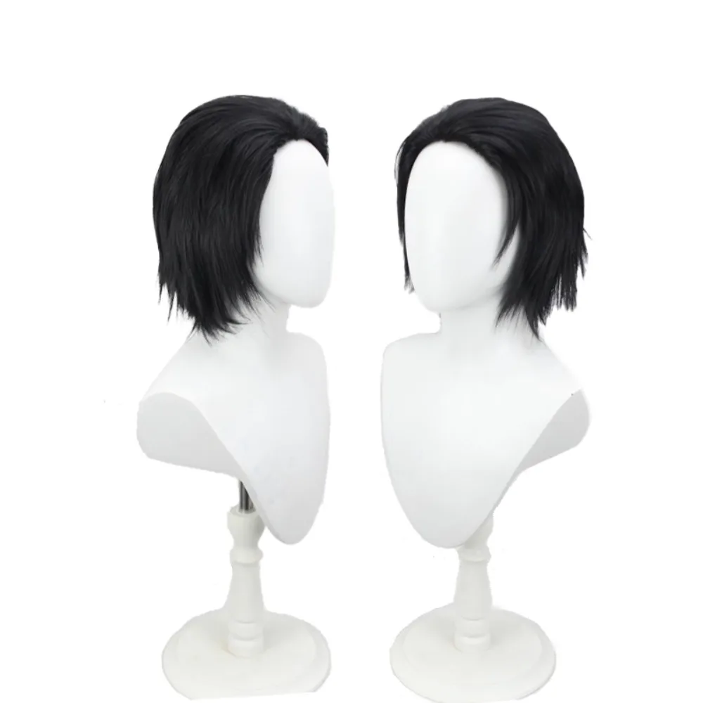 Crocodile Hunter x Hunter Kuroro Black Cosplay Wig Anime Hair for Costume