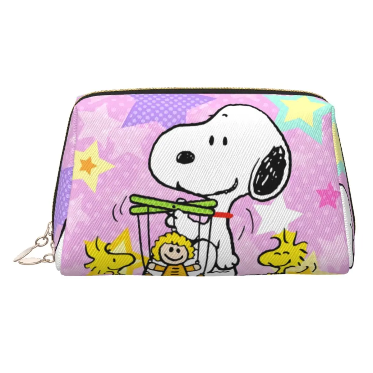 

Custom S-Snoopyes Moives Makeup Bag Women Travel Cosmetic Organizer Fashion Cartoon Star Storage Toiletry Bags