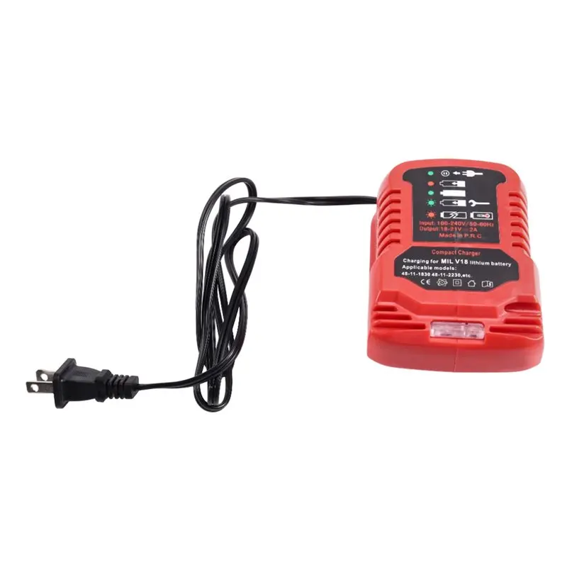 

-FTGT Li- Battery Portable 100V-240V Mini Compact For 18V Lithium For M18 18V Battery (US) US Plug