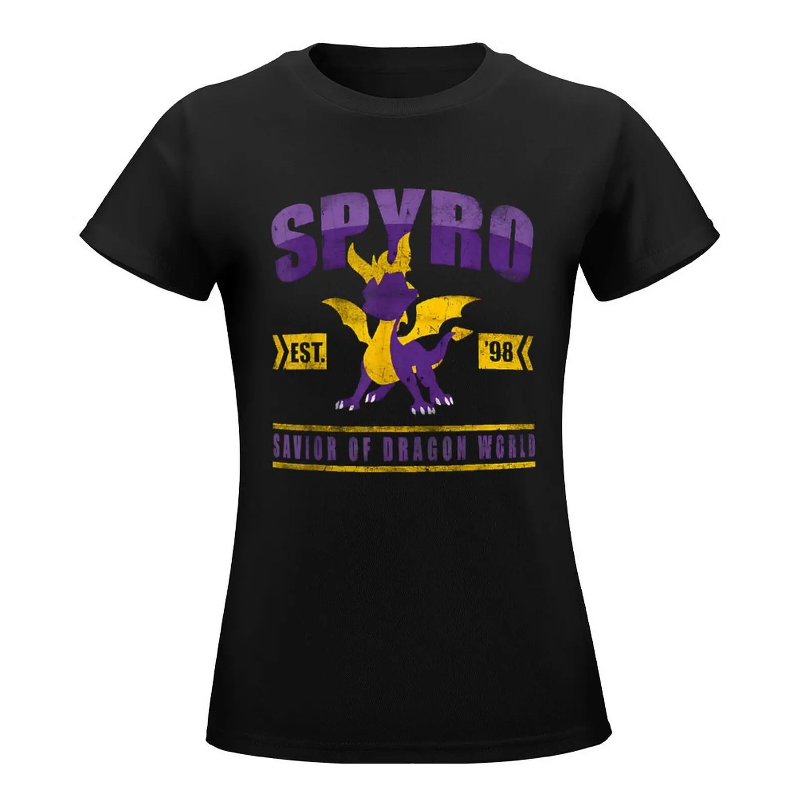 Love Spyros Retro Playing Videogames Savior Of Dragon World T-Shirt vintage clothes new edition t shirts for Women