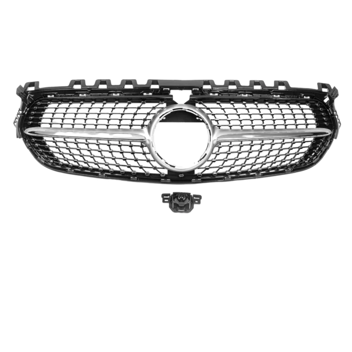 Grade para classe b w246 b180 b200 acessórios do carro diamante gt amg modificação atualizações frente grillcustom