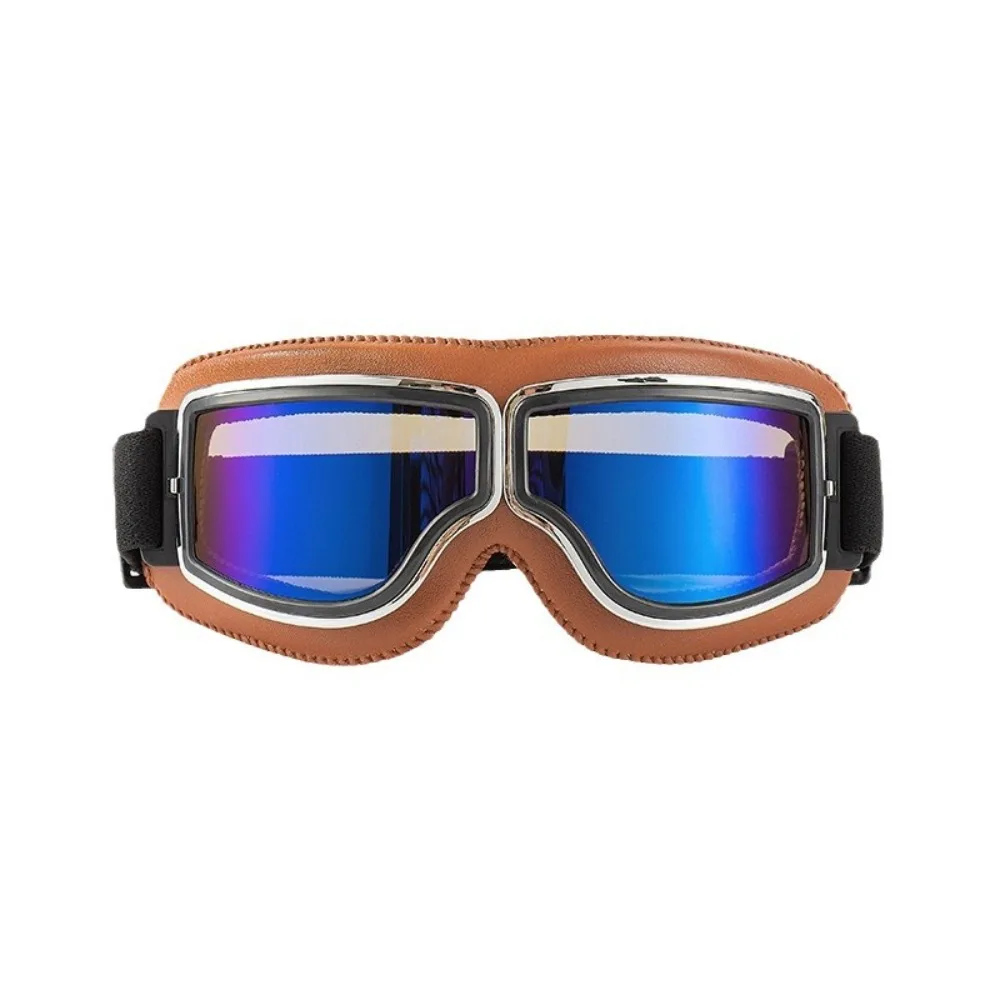 Motorcycle Glasses Windproof Skiing Helmet Glasses Sunglasses Retro Universal Folding Retro Motorcycle Accessories