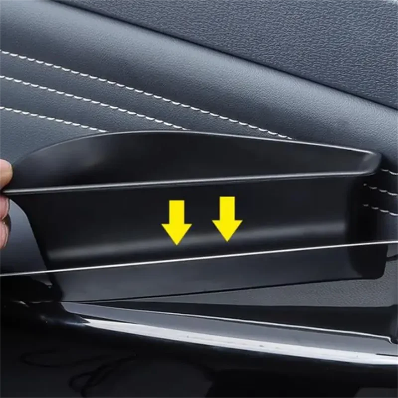 ل VW ID.4 ID4 ID 4 CROZZ سيارة الداخلية مقبض الباب مسند الذراع تخزين حاوية علب حامل مُنظِم صينية توفير مساحة #4