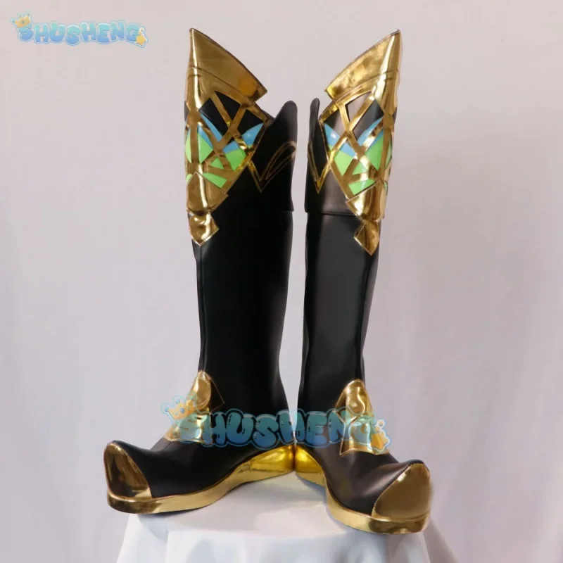 Genshin Impact cos Alhaitham cosplay Scarpe da personaggio del gioco anime