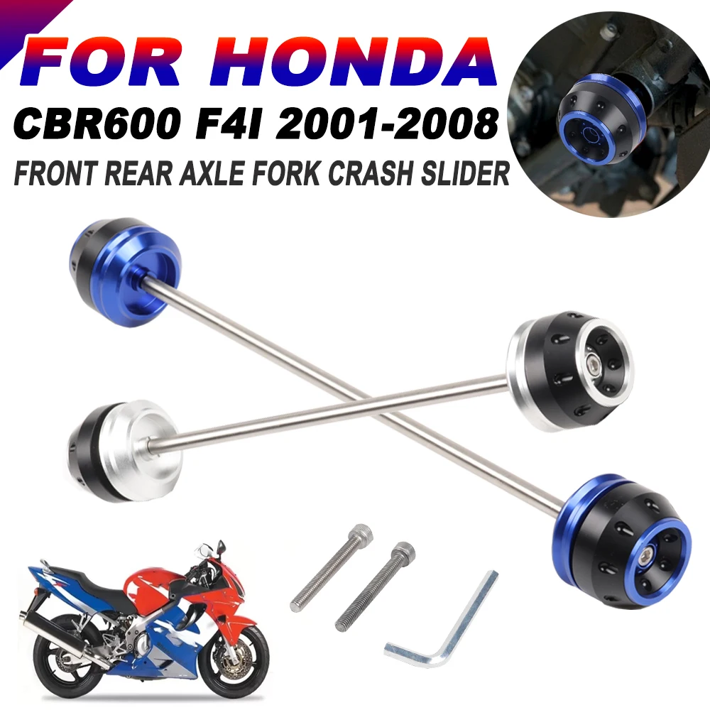 

CBR 600 F4I Front Rear Axle Fork Crash Slider Motorcycle Wheel Protecto for HONDA CBR600 F4I 2001-2006 2007 2008 Anti Falling