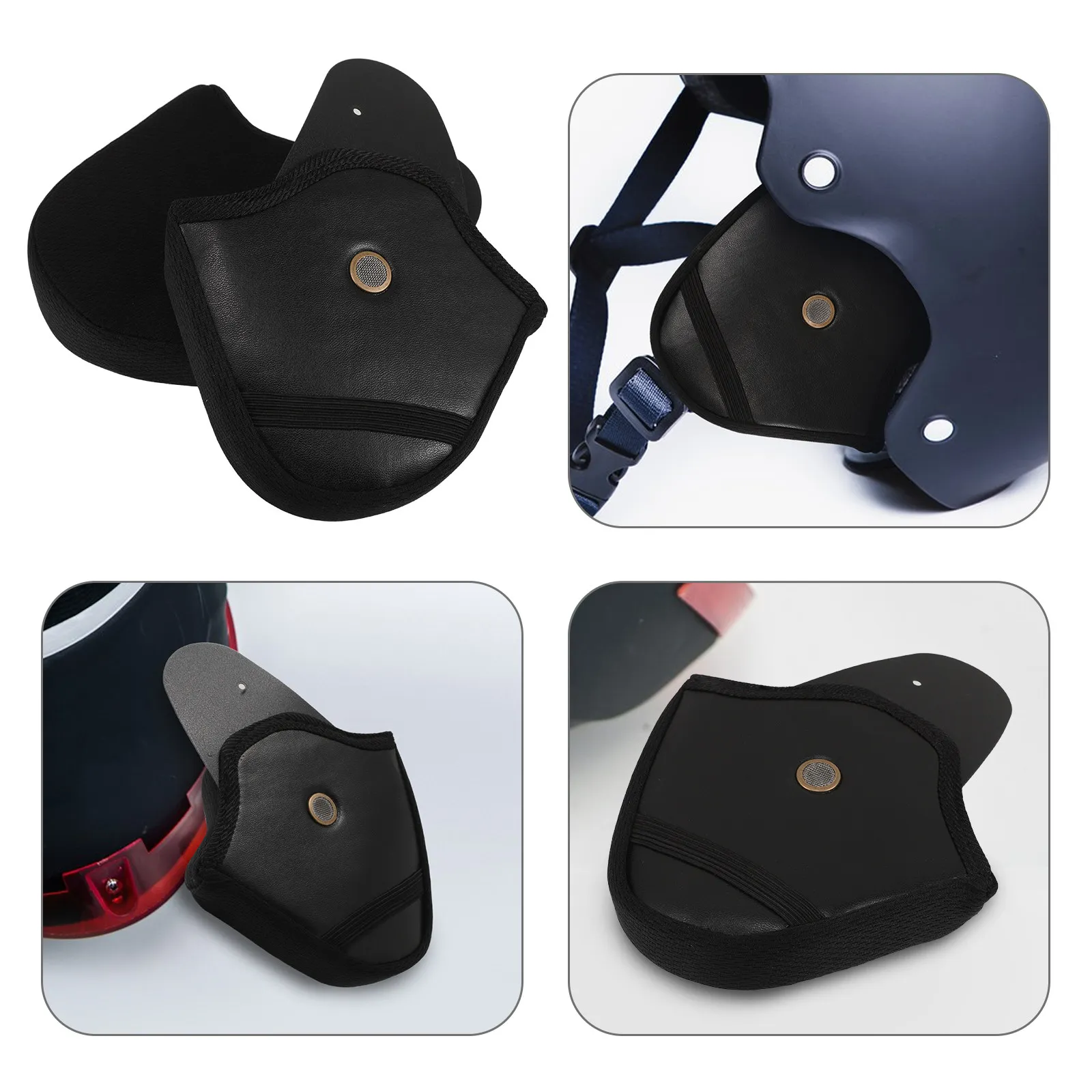 

1 пара съемных наушников-аксессуаров для шлемов велосипедов, мотоциклов, скутеров: защита ушей, съемные утеплители для ушей, защита от ветра