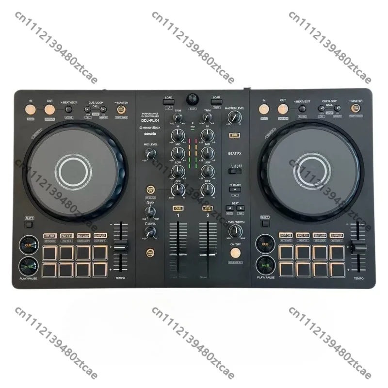 Channel USB MIDI DJ Controller Console With Jog Wheel For DJ Software Live Streaming Party