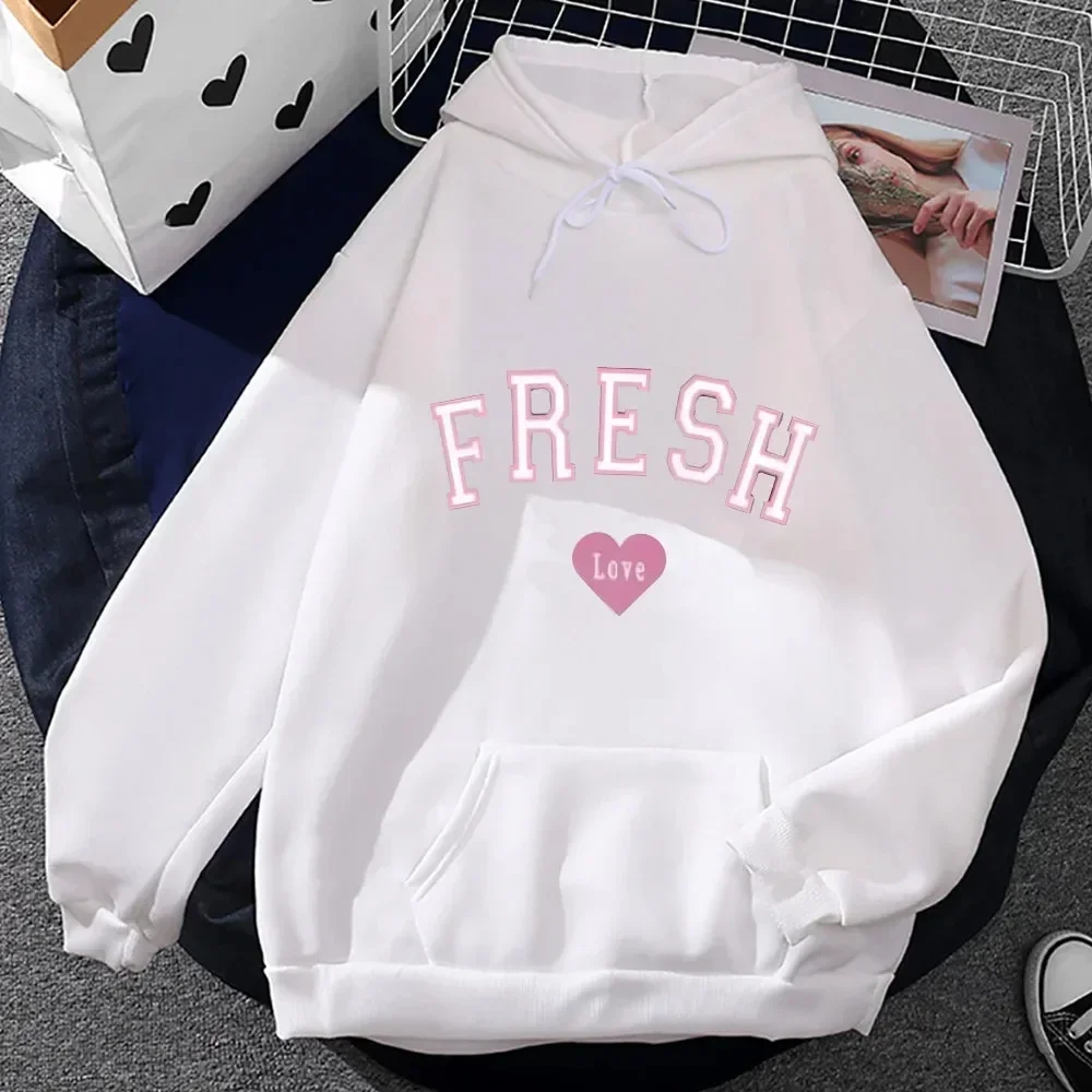 

2025 Fresh Rose Love Printed Sweatshirts Spring and Autumn Casual Sportswear Men S and Women S Sportswear Long-sleeved Pullovers