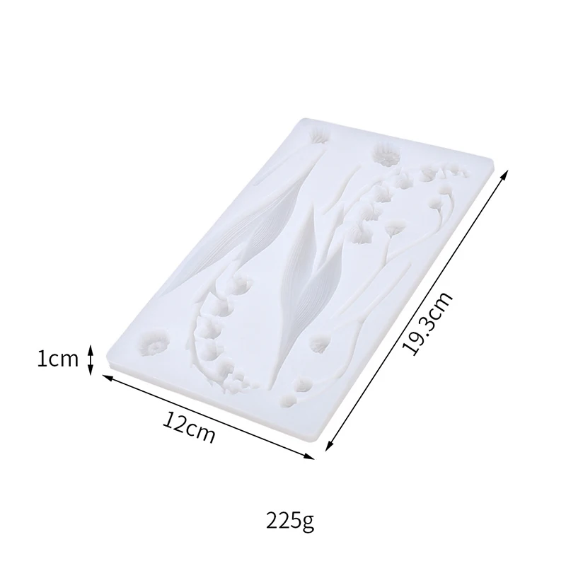 Lily of The Valley Silicone Mold Handmade Aromatherapy Candle Clay Epoxy Resin Making Mould DIY Jewelry Decoration Gypsum Mold