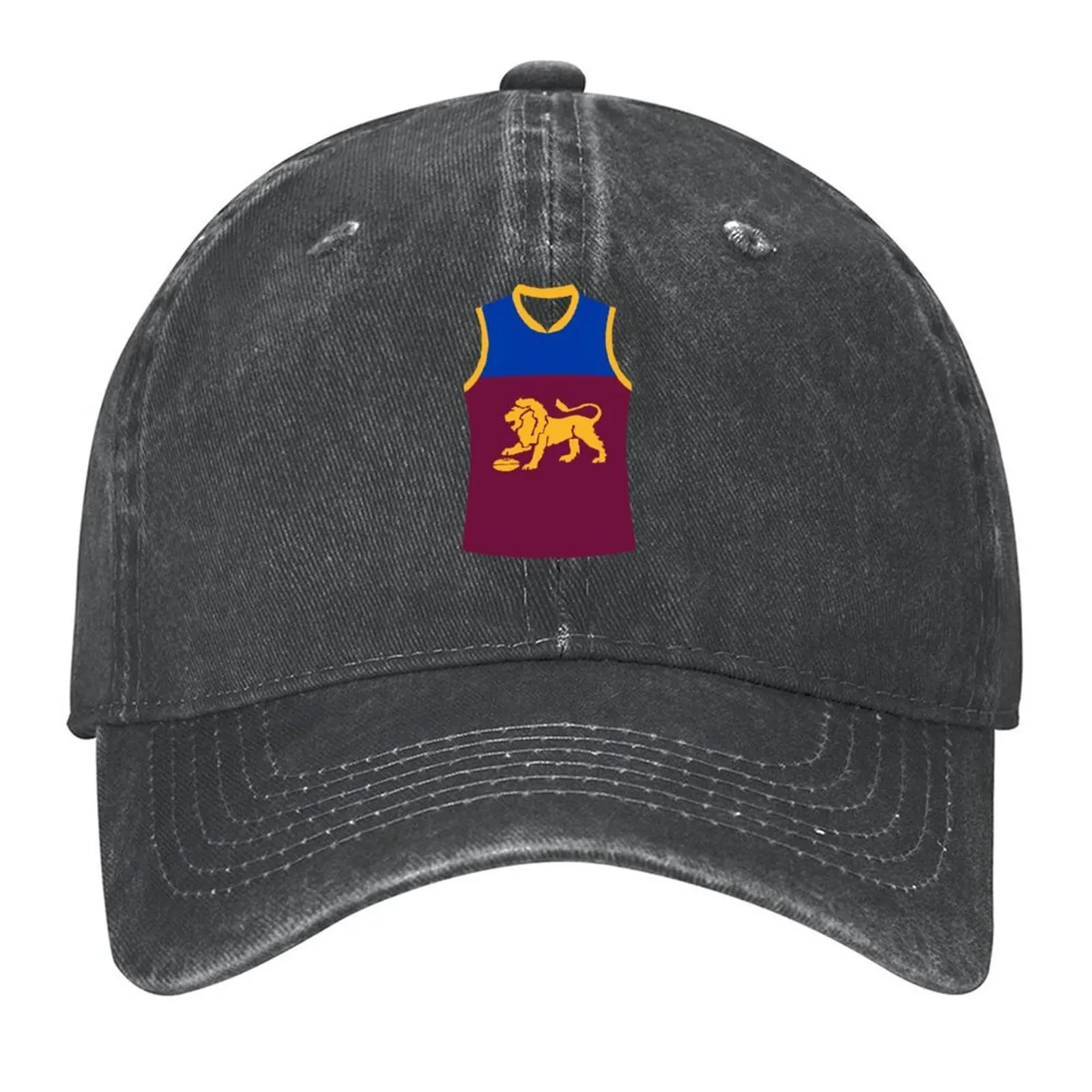 

Brisbane Lions Home Guernsey Baseball Cap Uv Protection Solar Hat Hood Sports Cap Luxury Man Hat Women's Golf Clothing Men's