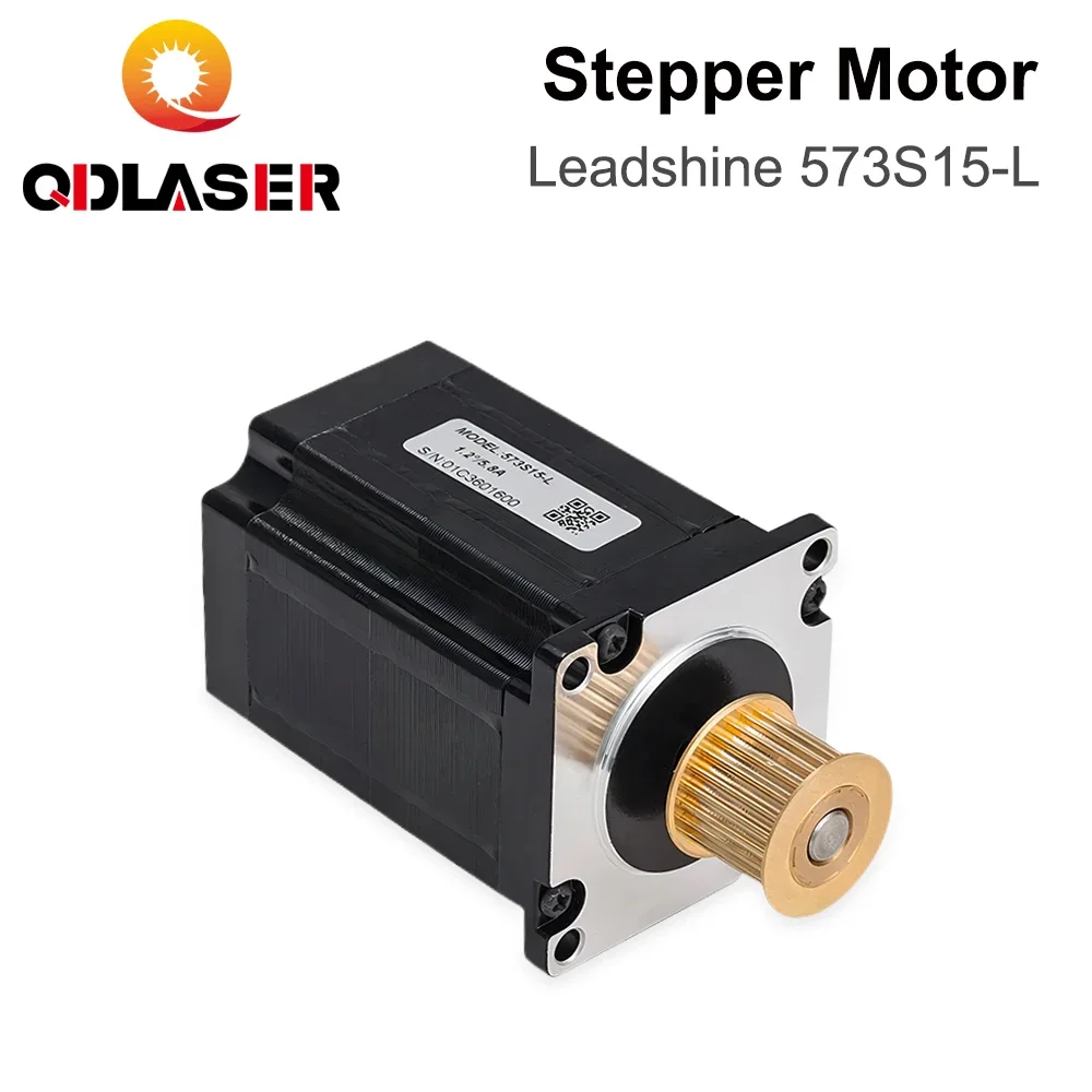 

QDLASER Leadshine 573S15-L 3 phase Stepper Motor for NEMA23 5.8A length 76mm Shaft 8mm