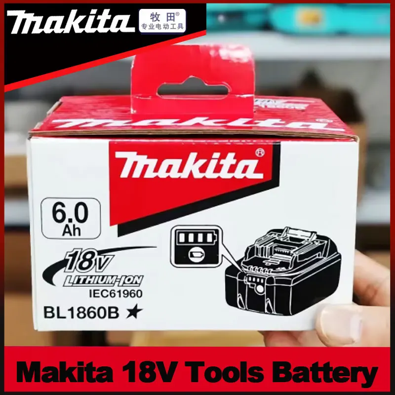 

BL1860B 18V 6Ah LXT Li-Ion Battery Makita BL1860 BL1850 BL1830 BL1820 BL1840 LXT-400 194205-3 194204-5 Cordless Power Tool