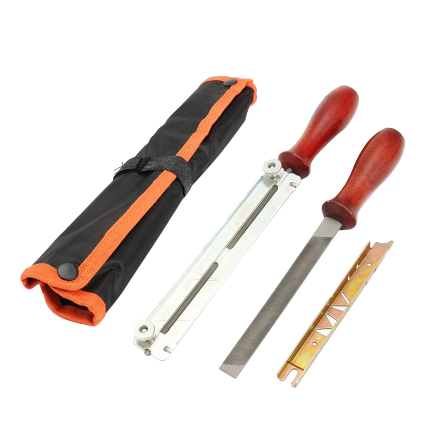 ABFKL 5Pcs/Set Chainsaw Sharpening Filing Kit 5.2Mm File Fits For Stihl 3/8 Pro Chain