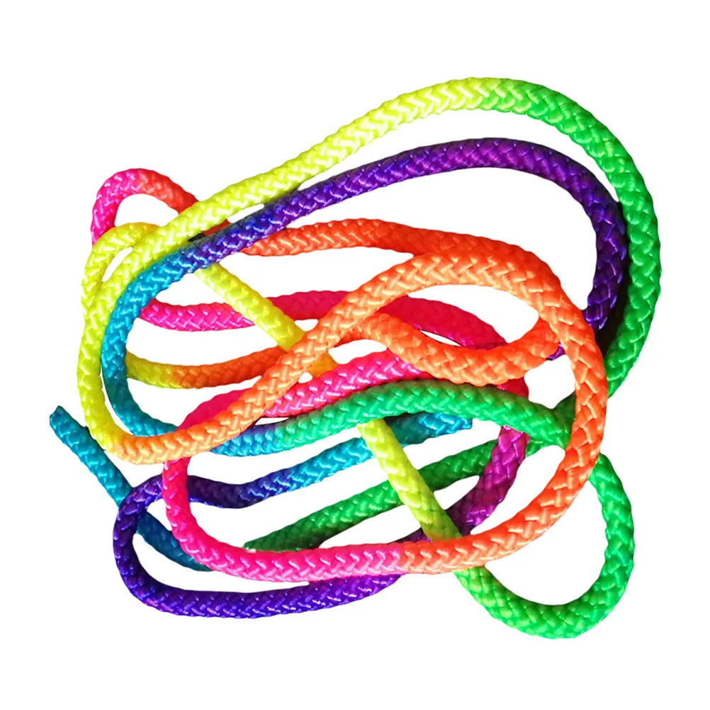 Training Dance Rhythmic Halloween Christmas Fitness Rope Bright Colors Anti Slip Grip Durable Material Cotton