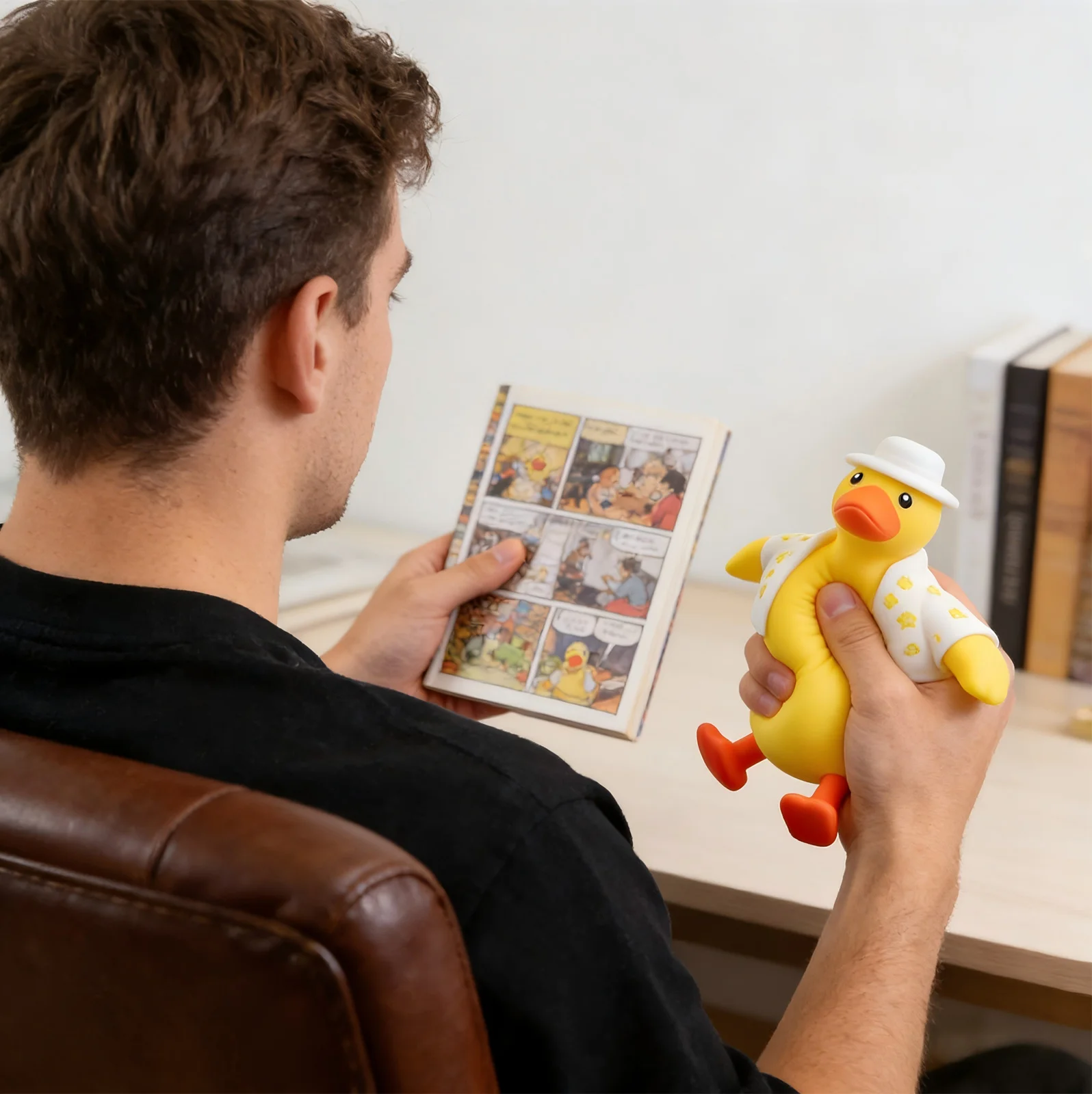 Duck Stress Relief Toys Cute Sitting Duck Toys Party Favors Kawaii Animal Antistress Toy For Kids Adults Small Gifts 2026 view 5