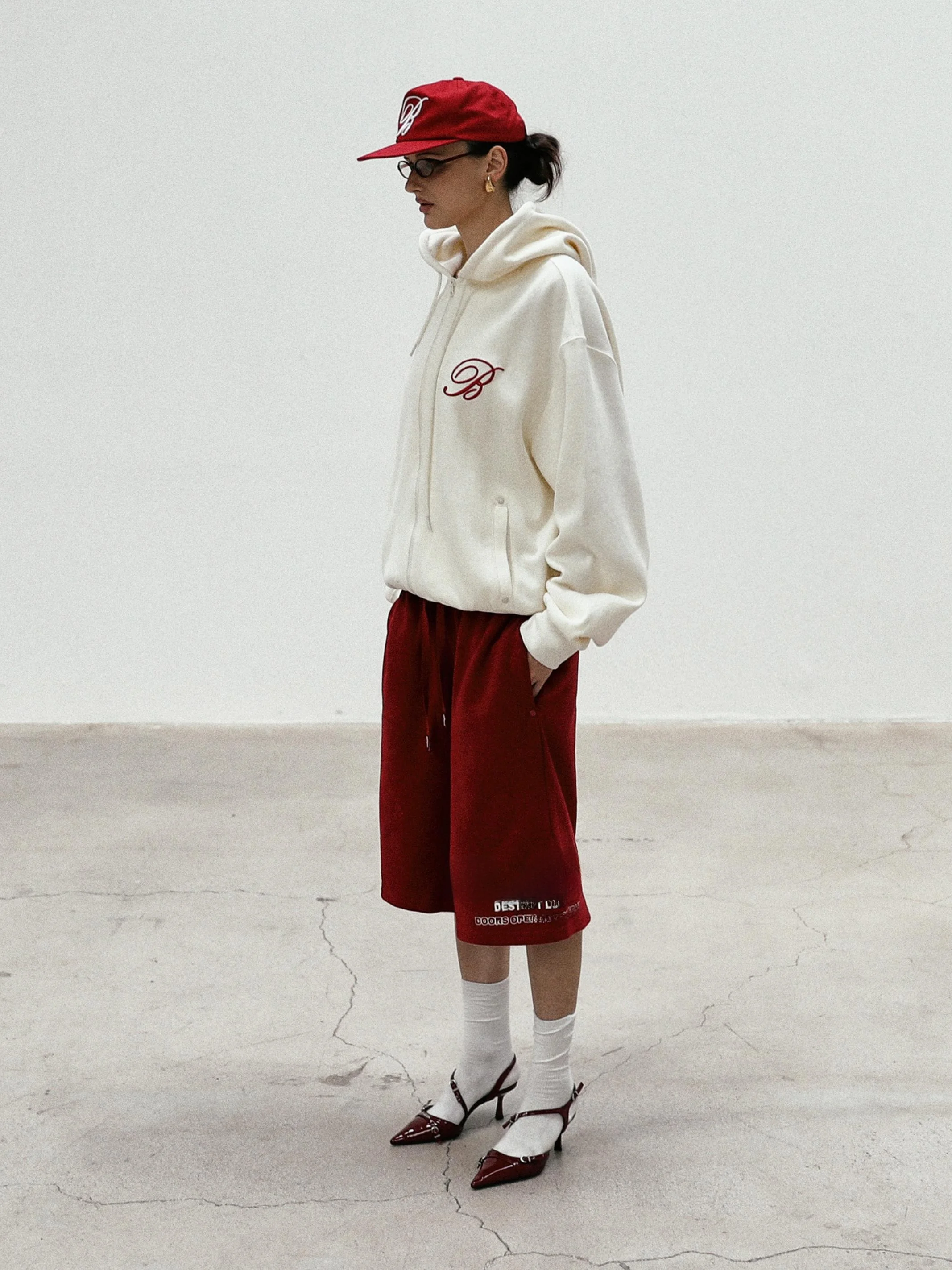 Damska bluza z kapturem o luźnym kroju, wiosenno-jesienna, koreańska, haftowana, zapinana na zamek, codzienna odzież sportowa, długi płaszcz, kurtka.