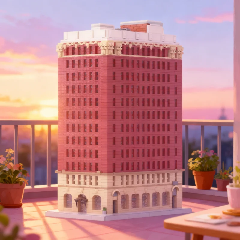 

8636pcs MOC Barringer Historic Building Architecture Model Blocks Creative Gift DIY Display Decor Adult Premium Kids Desk Home