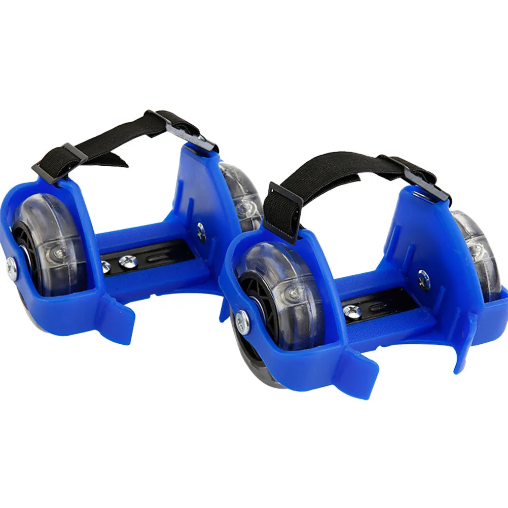 1pair-heel-wheel-roller-skates-adjustable-base-frame-flashing-wheels-durable-safety-outdoor-skating-wheels