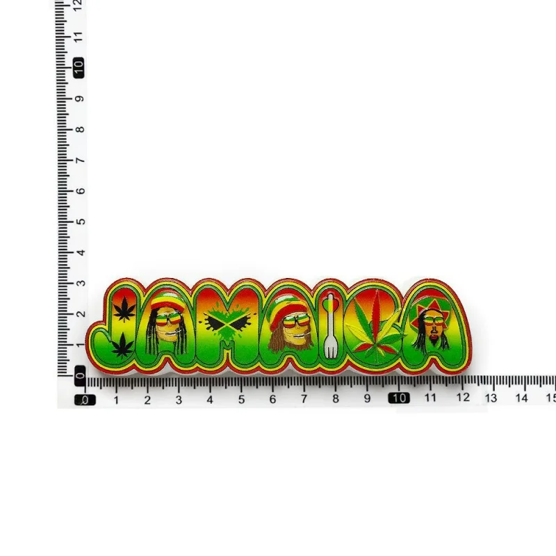 

Jamaican themed cultural and creative home decoration letters3dMagnetic Refrigerator Magnet Travel Souvenir